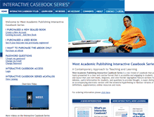 Tablet Screenshot of interactivecasebooks.com